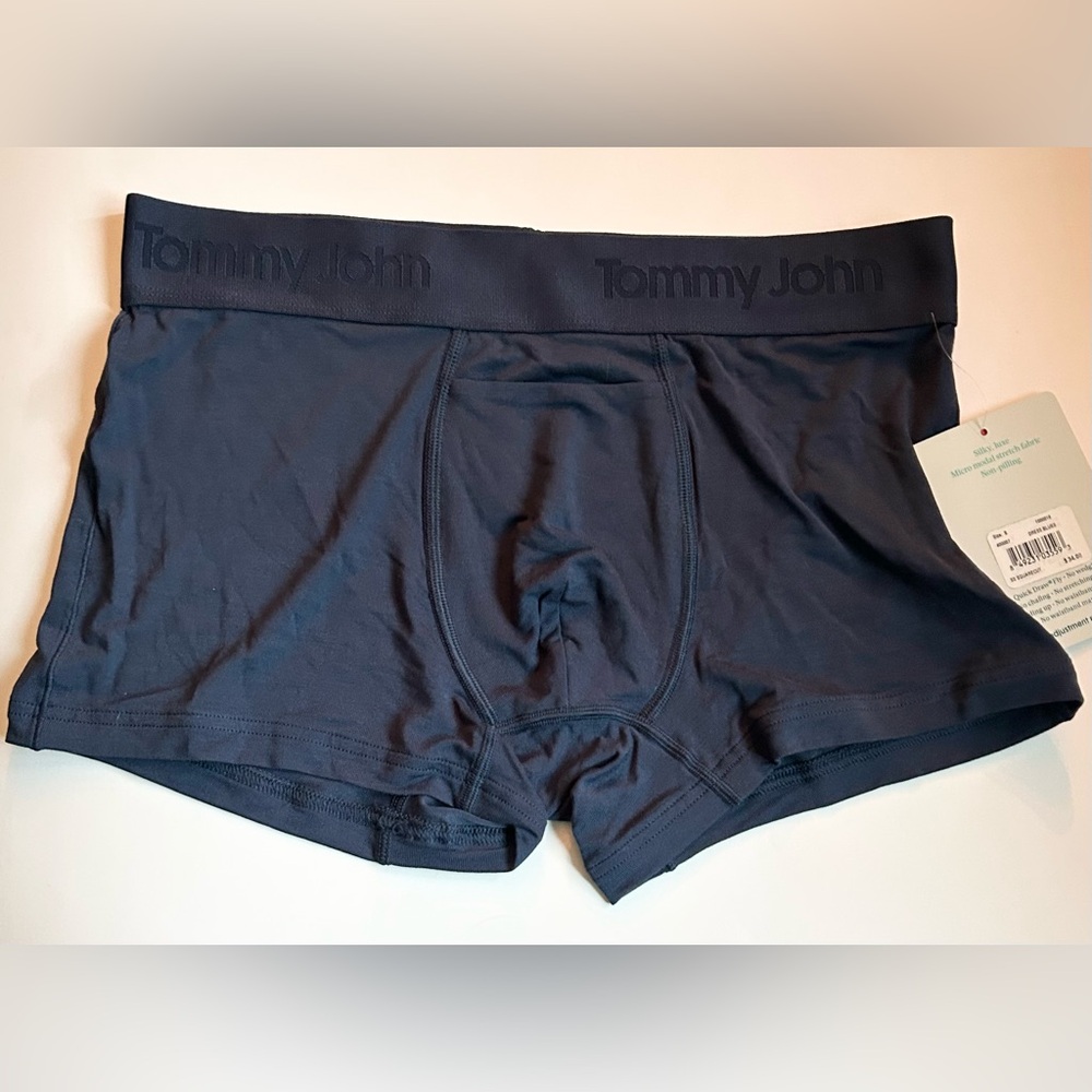 Tommy John Second Skin Square Cut Briefs Dress Blues Small NWT